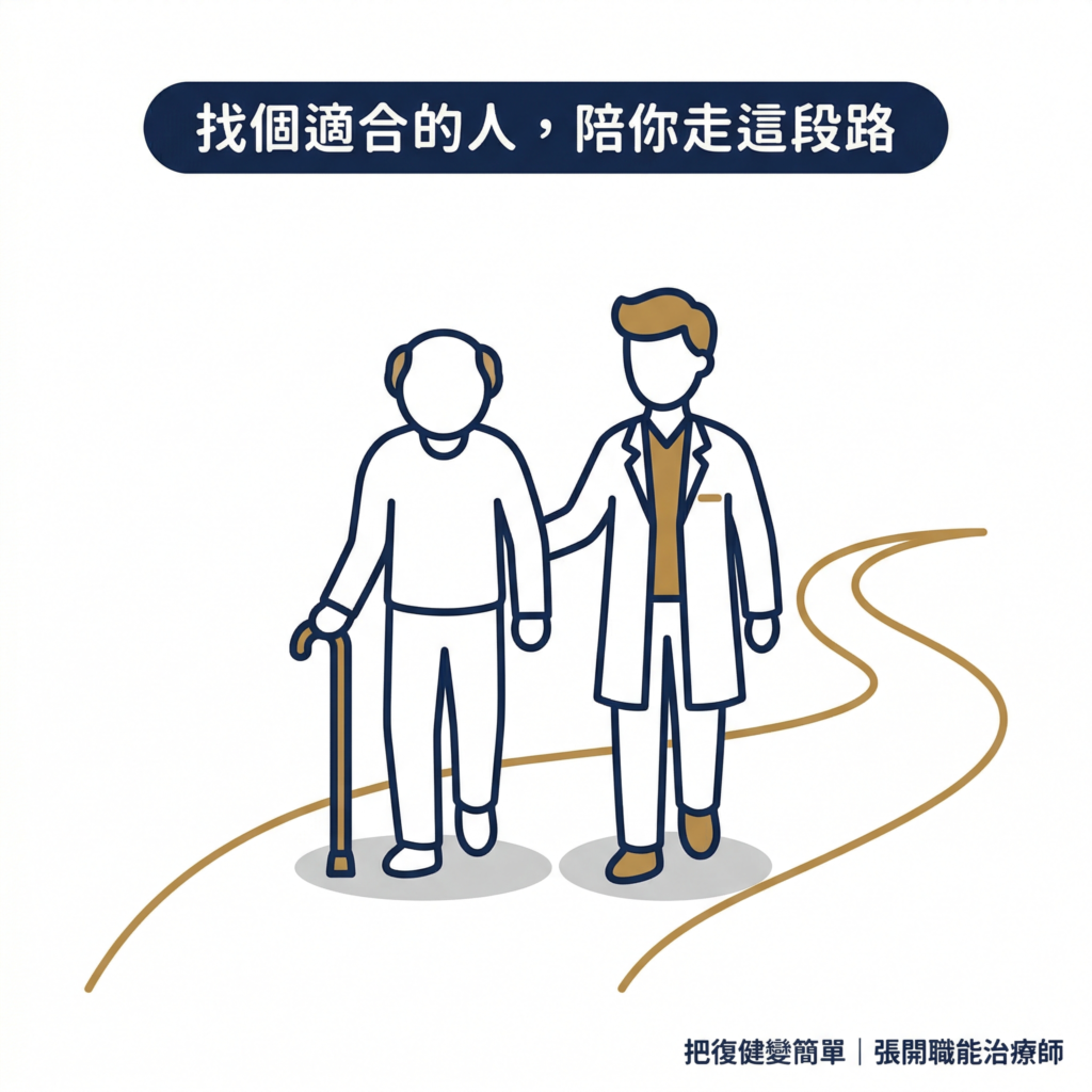 【中風復健】中風後找自費治療師,別找最厲害,找適合你的〡6 個選人關鍵幫你找到適合的治療師 7 How To Choose Stroke Therapist5