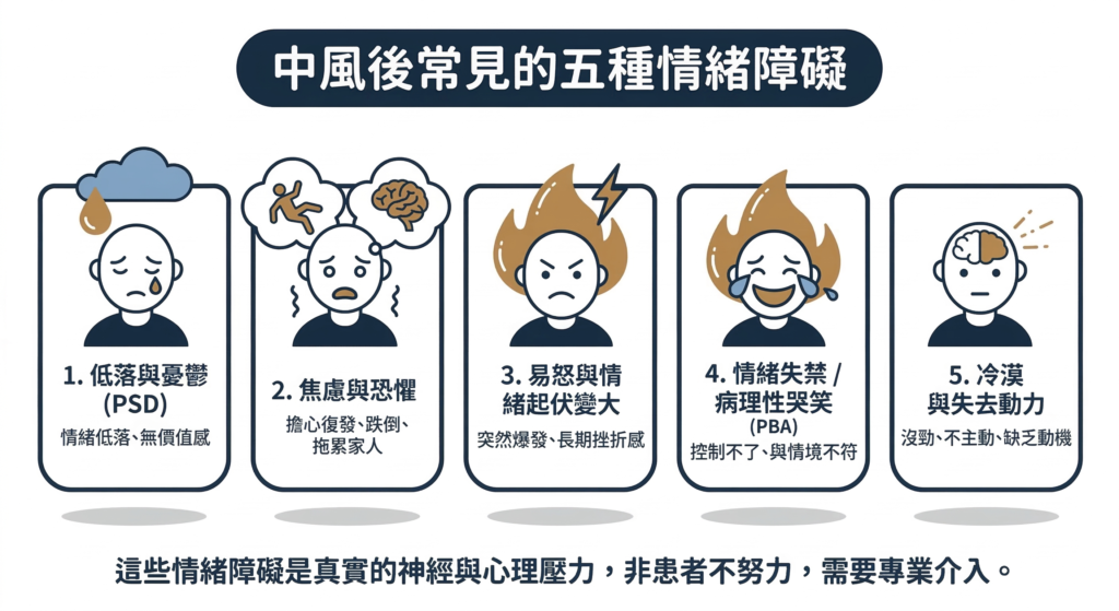 【中風心理】中風後情緒障礙怎麼辦?〡五種症狀辨識、七個照顧建議與治療選項完整指南 4 Yhjmyyyhjmyyyhjm