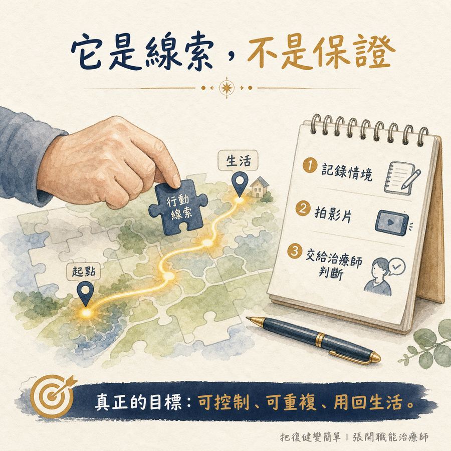 【中風復健】中風後打哈欠手會自己動〡這是恢復比較好的徵兆嗎? 8 打哈欠時手自己動是中風復健線索但不是恢復保證的總結示意圖