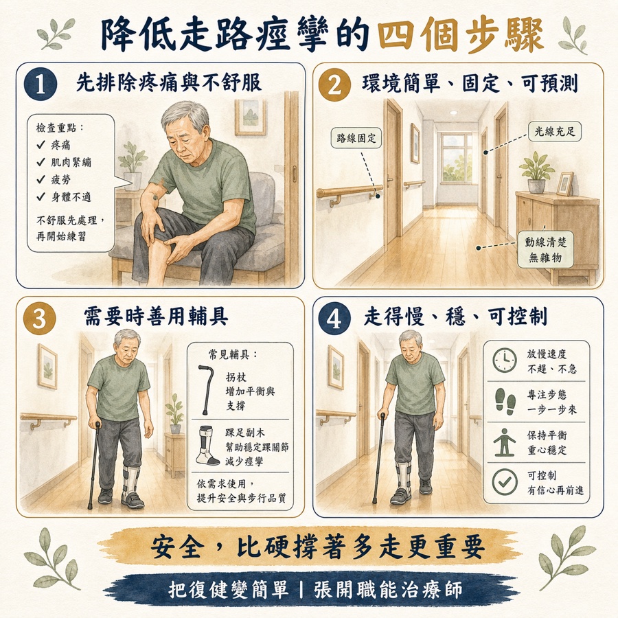 【中風復健】中風後痙攣完整指南〡什麼是痙攣?為什麼會發生?在家怎麼做? 12 降低中風走路痙攣的四個練習步驟